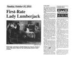 First-Rate Lady Lumberjack