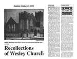 Recollections of Wesley Church