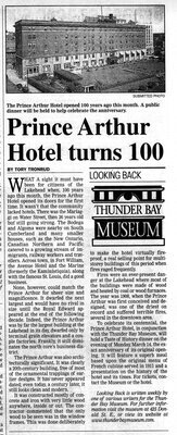 Prince Arthur Hotel turns 100