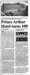 Prince Arthur Hotel turns 100