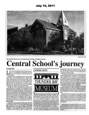 Central School's journey