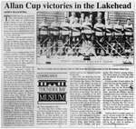 Allan Cup victories in the Lakehead