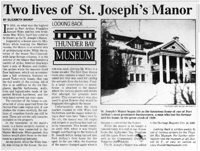 Two lives of St. Joseph's Manor