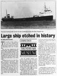 Large ship etched in history