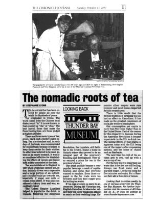 The nomadic roots of tea