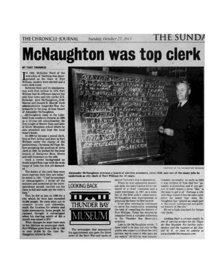 McNaughton was top clerk