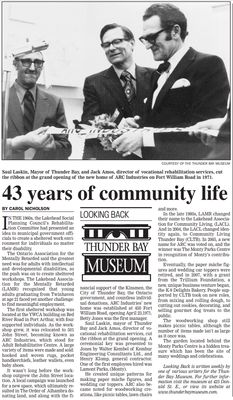 43 years of community life