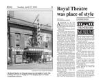 Royal Theatre was place of style