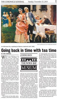 Going back in time with tea time