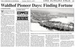 Waldhof Pioneer Days: Finding Fortune