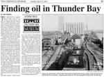 Finding oil in Thunder Bay