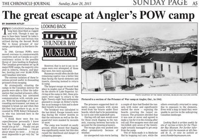 The great escape at Angler's POW camp