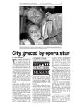 City graced by opera star