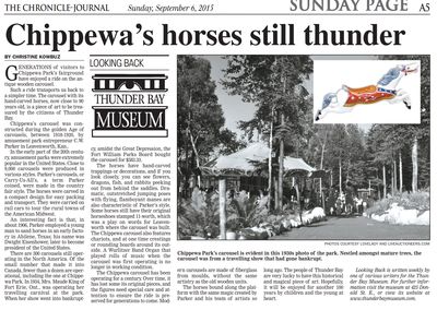 Chippewa's horses still thunder