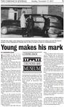 Young makes his mark