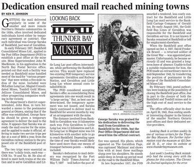 Dedication ensured mail reached mining towns