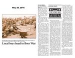 Local boys head to Boer War