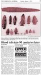 Blood tells tale 90 centuries later