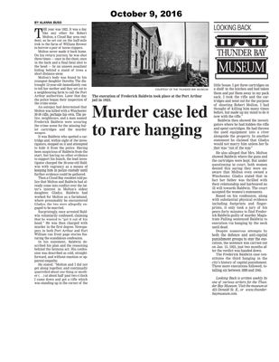 Murder case led to rare hanging