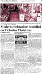 Modern celebrations modelled on Victorian Christmas