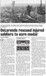 DeLaronde rescued injured soldiers to earn medal