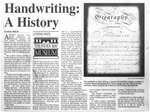 Handwriting: A History