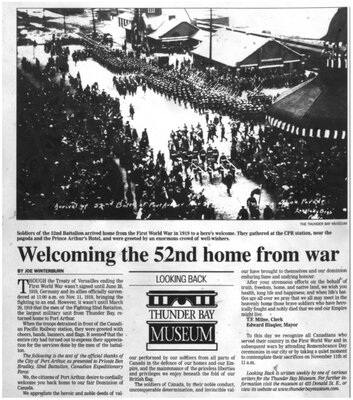 Welcoming the 52nd home from war