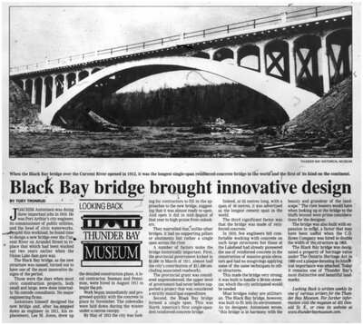 Black Bay bridge brought innovative design