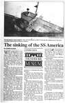 The sinking of the SS America