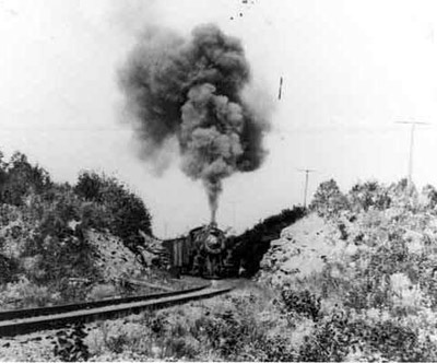 Railway Cutting at the 'Blend' (~1910)