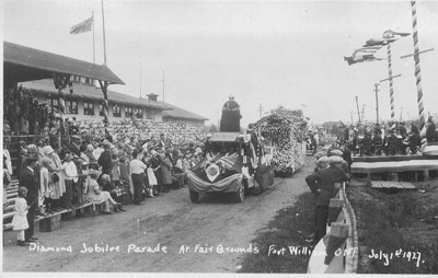 Diamond Jubilee Parade at Fair Grounds (1927)