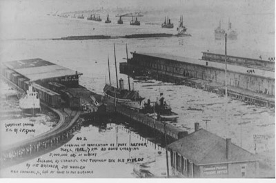 Opening of Shipping Season at Port Arthur (1912)