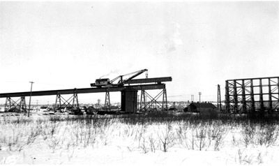 Port Arthur Ore Trestle - Construction (March 8 1945)