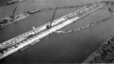 Port Arthur Ore Dock - Port Arthur Spur Track (Sept 15th 1944)