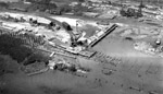 Aerial View of the Port Arthur Ore Dock Construction (1944)