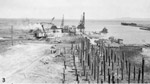 Port Arthur Ore Dock - Looking East From About Bent 34 (July 1944)