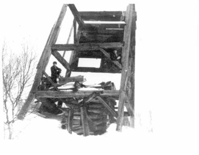 Headframe at Old Shuniah Mine