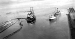 Port Arthur Ore Dock - dredge Primrose at work (Sept. 15th 1944)