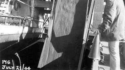 S.S. Marquette loading ore (July 21 1945)