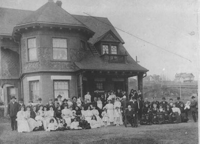 Albert Guerard's Wedding, Pearl Street (~1908)