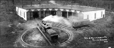 C.N.R. Roundhouse and Turntable