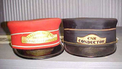 C.N.R. Conductor Hats