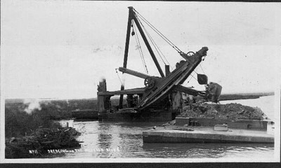 Dredging on the Mission River (1905)