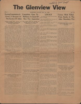The Glenview View (May 16, 1925)