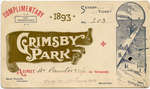 Grimsby Park Season Ticket, 1893