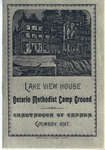 Programme for 1885: Lake View House Ontario Methodist Camp Ground, The Chautauqua of Canada, Grimsby, Ont
