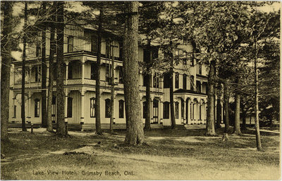 Lake View Hotel postcard