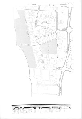 Map of Grimsby beach circa 1950s