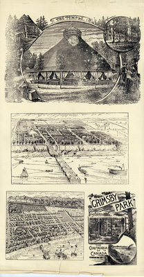 Illustrations used in Grimsby Park Programmes