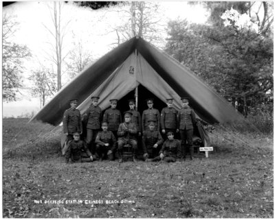 No 2 Dressing Station Grimsby Beach Oct. 1915